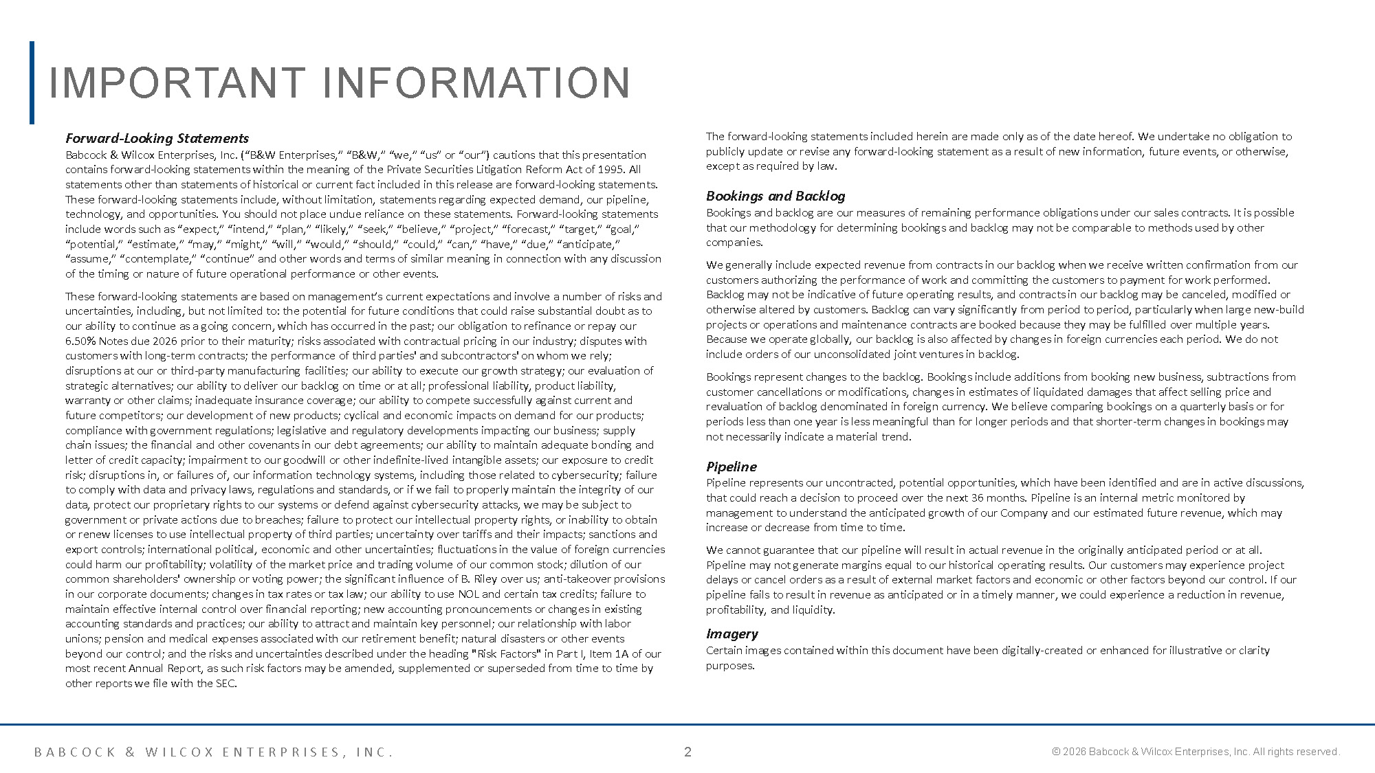 B&W IR Overview   August 2026   vF Page 02