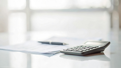 financial papers and calculator v2